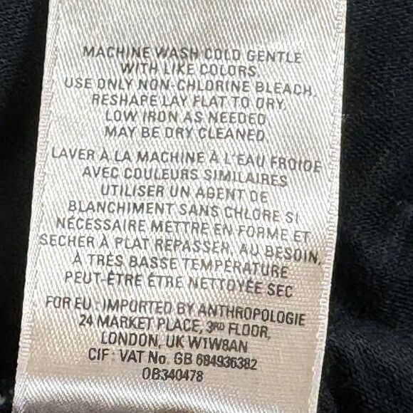 Anthropologie Maeve Black/White Boucle Tweed Poly/Cotton Dress Sz S - Picture 8 of 10